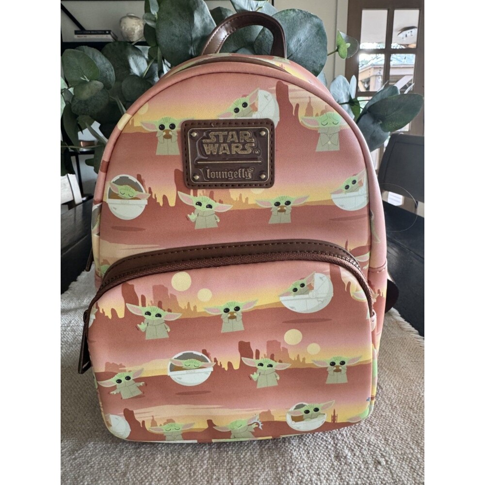 Loungefly Disney Star Wars Mandalorian The Child Baby Yoda Mini Backpack NEW